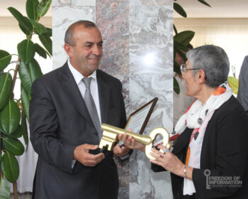 2010 ամենաթափանցիկ գերատեսչության մրցանակակիրը` Գորիսի քաղաքապետարանը